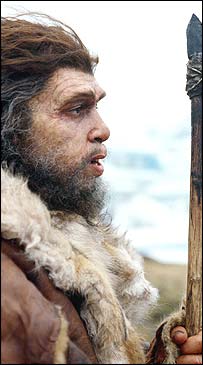 Neandertal hunter.