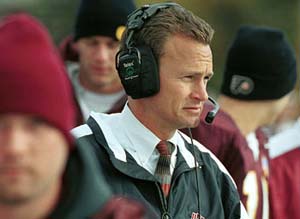 UMD Football Coach Bob Nielson.