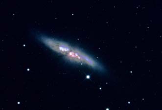 Photographed galaxy.