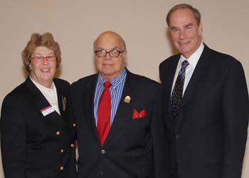 Chancellor Kathryn A. Martin,  Michael S. Berman and Richard P. Teske.