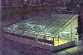 Upper Greenhouse at Night