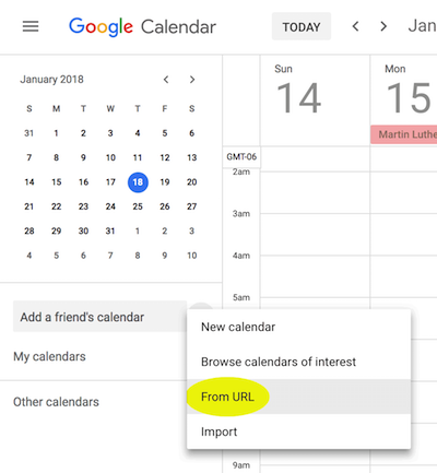 UMD: Subscribe to Academic Calendar with Google Calendar