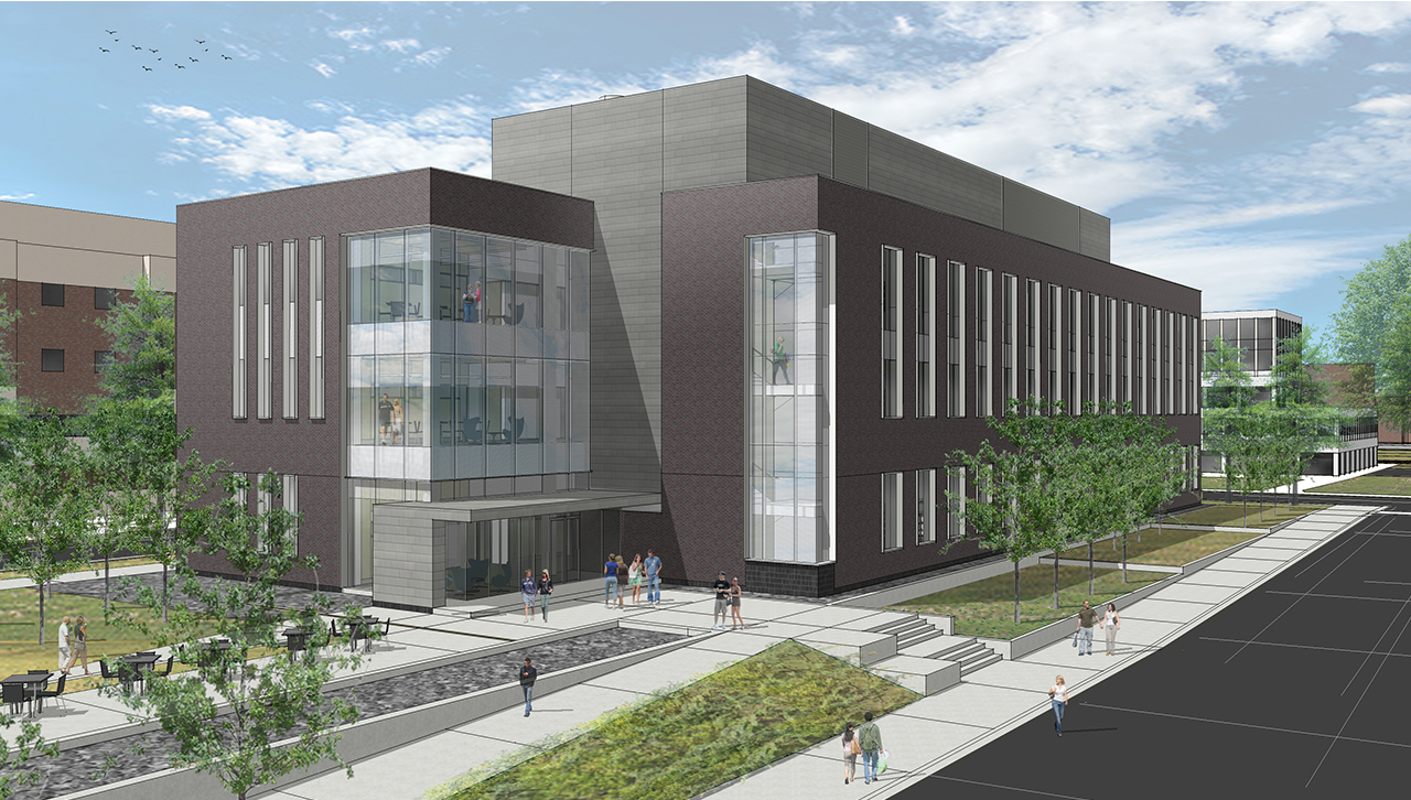 Artist's drawing of the future CAMS building
