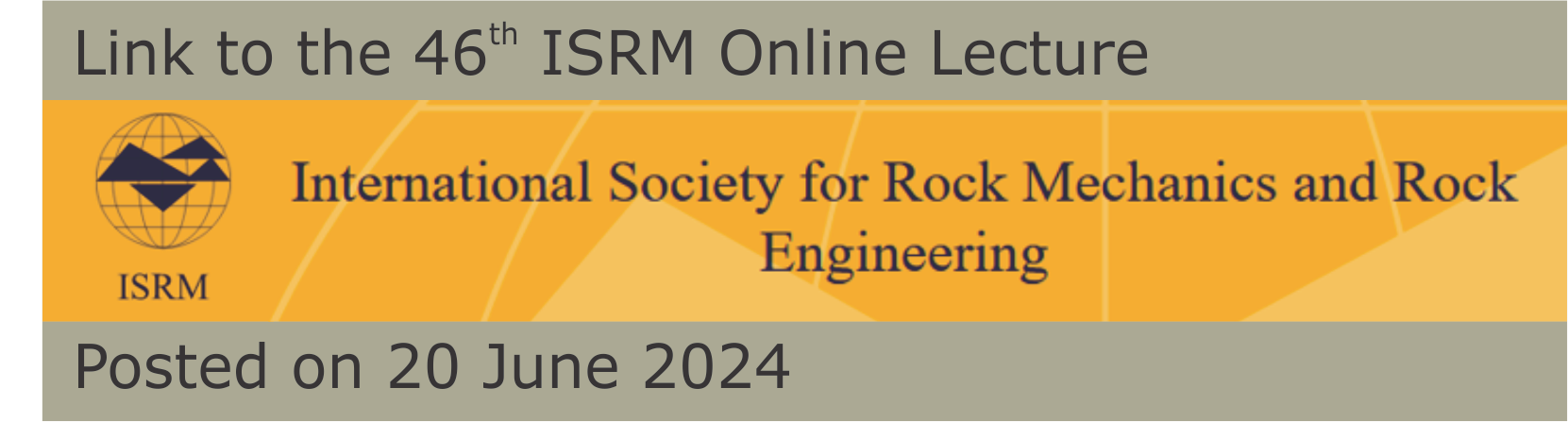 Link to 46th Online ISRM Levcture